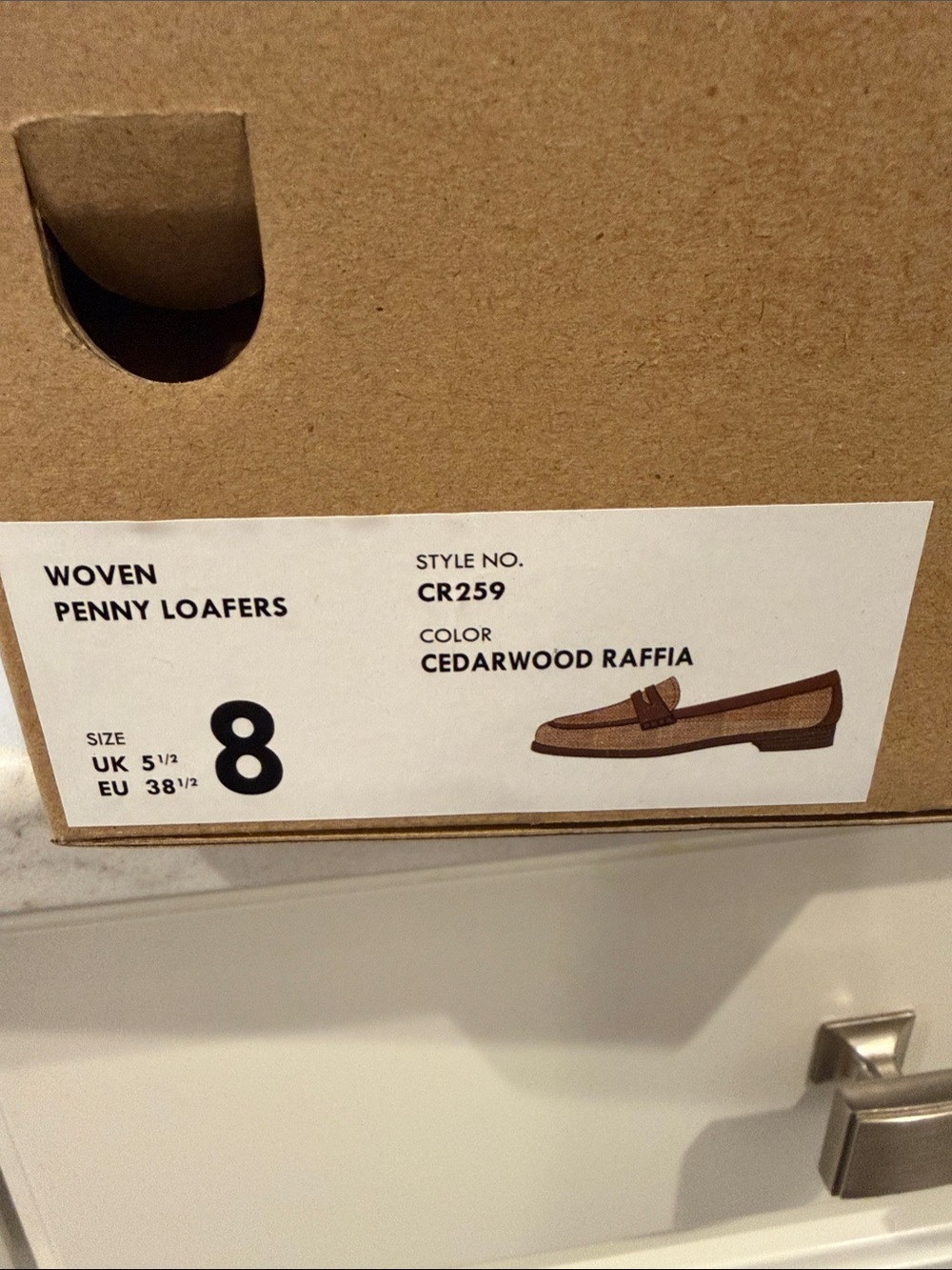 J. Crew Woven Penny Loafers in Cedarwood Raffia